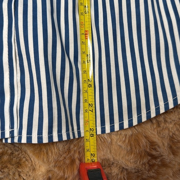 Zanzea Collection Blue Striped Women’s Shirt size 16 - Picture 6 of 11